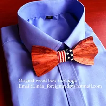 Наборы свадебных галстуков галстук-бабочка из черного дерева ручной работы мужские аксессуары Оригинальные подарки