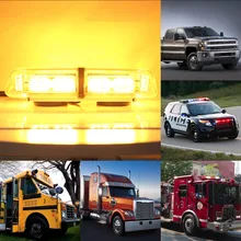 Auto Led Light,36 LEDs 36W Law Waterproof Emergency Warning Flashing Car Truck Vehicle LED Top Roof Mini Bar Strobe Light Lamp