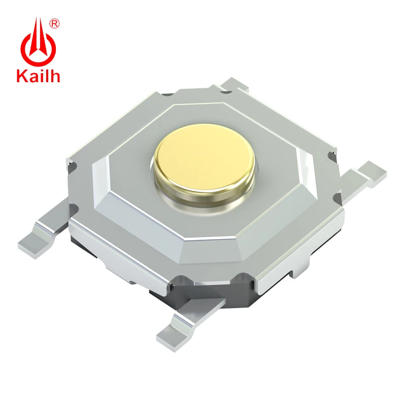Kailh 35 шт./лот SMD 4Pin 4*4*1 5/1 6/1 7/2 0/2 5 тактильная тактовая кнопка микро-Медная головка