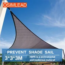 Хранить ультрафиолетового (УФ) 95% osimlead 3.0*3.0*3.0 м hdpe солнце парус тени чистая