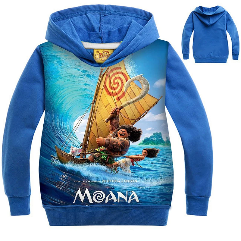 

New Fashion 2019 Hoody Moana Hoodies For Kids Sweatshirt Boys Hoodies Sports Clothing Baby Girl Coat Kids Jackets Windbreaker 9Y
