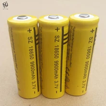 DING LI SHI JIA 6pcs 18650 3.7v 9900 High capacity mah rechargeable lithium battery flashlight 18650 Li-ion batteries 3.7 V