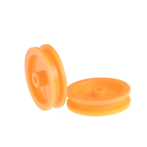 20Pcslot 2mm Hole Orange Plastic Belt Pulley For DIY RC Toy Car Airplane Accessories 20Pcslot 2mm Hole Orange Plastic Belt Pulley For DIY RC Toy Car Airplane Accessories