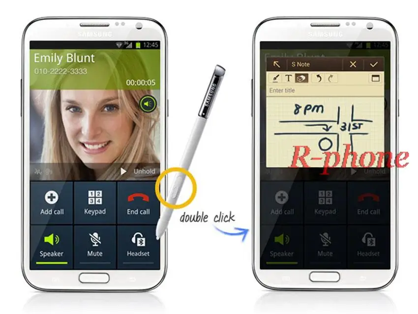 Разблокированный samsung Galaxy Note II 2 N7100 8MP камера четырехъядерный GSM 3g 5,5 ''сенсорный samsung Note 2 отремонтированные мобильные телефоны