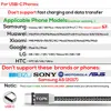 TOPK AM17 2M LED Magnetic Cable For iPhone X Micro USB Cable For Samsung USB Type-C Cable Magnet Phone Cables For Xiaomi Huawei ► Photo 2/6