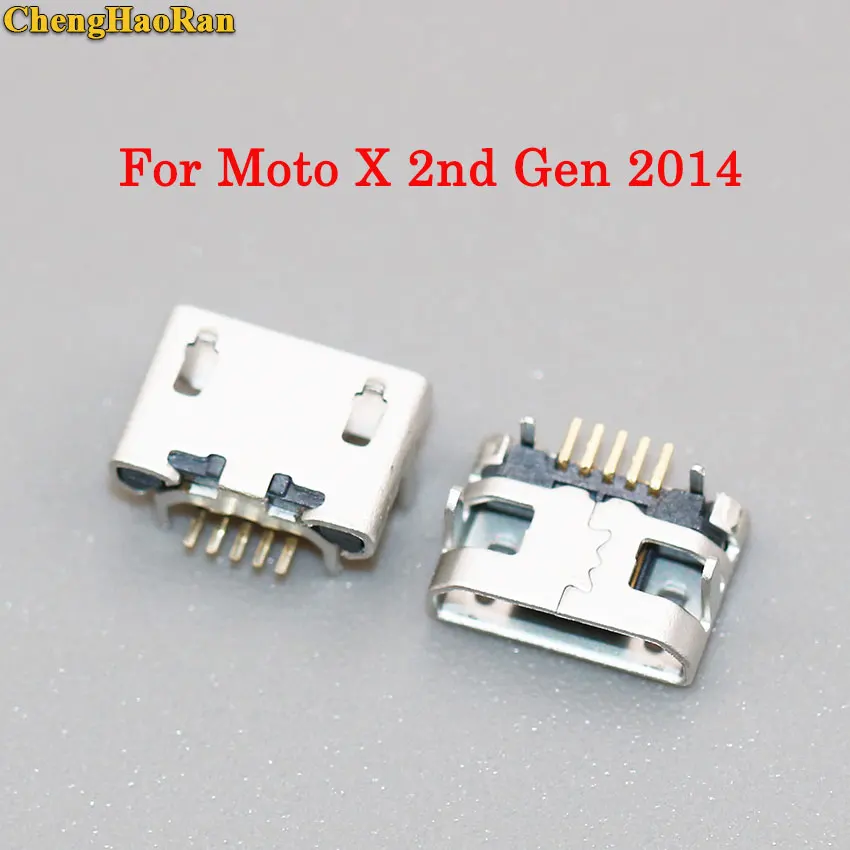 

ChengHaoRan 2-20PCS Micro USB Charging Jack Socket Connector Port For Motorola Moto X 2nd Gen 2014