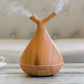 

Chcyus Ultrasonic Air Humidifier Wood Grain electric Aroma Essential Oil Diffuser for home tea tree lavender orange plant oils