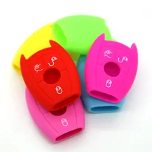 1 шт. силиконовый резиновый автомобильный ключ, Стильный чехол, защитный чехол, чехол для Mercedes Benz GLA GLK, Sprinter Vito, автомобильный Стайлинг