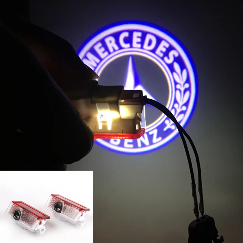 2pcs For Mercedes Benz W213 E Class W212 W166 W205 Led Car Door Logo Laser Projector