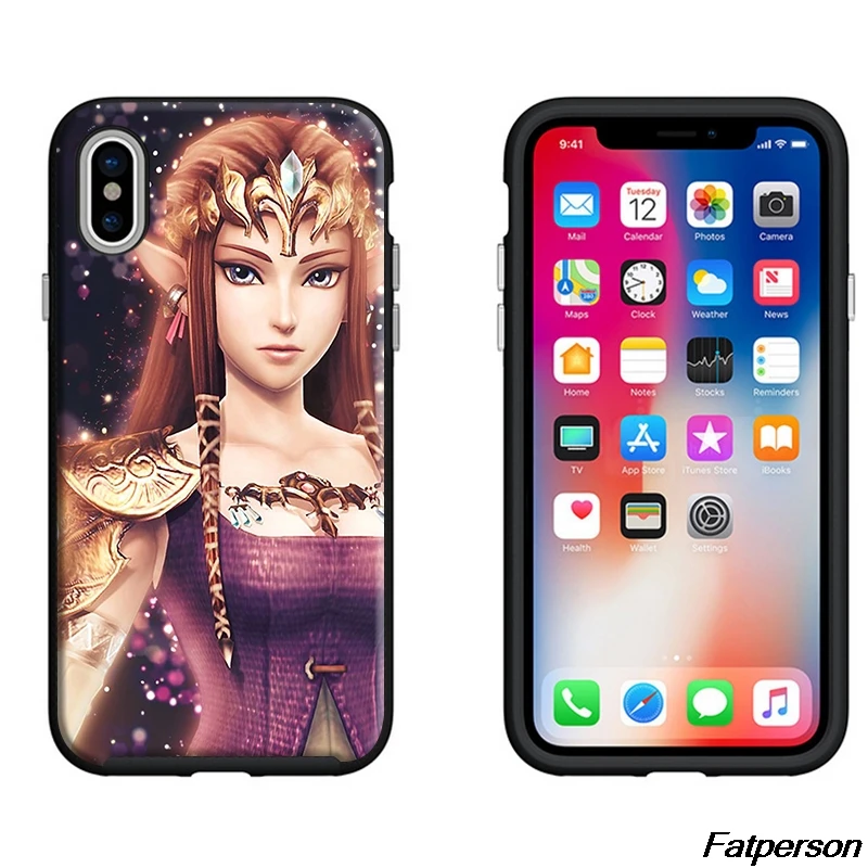 Sheikah Slate Black soft Silicone TPU Phone Case Cover Shell For Apple iPhone 6s 6plus X 8 8plus 7 7plus 6 plus 5 5s SE Coque | Мобильные