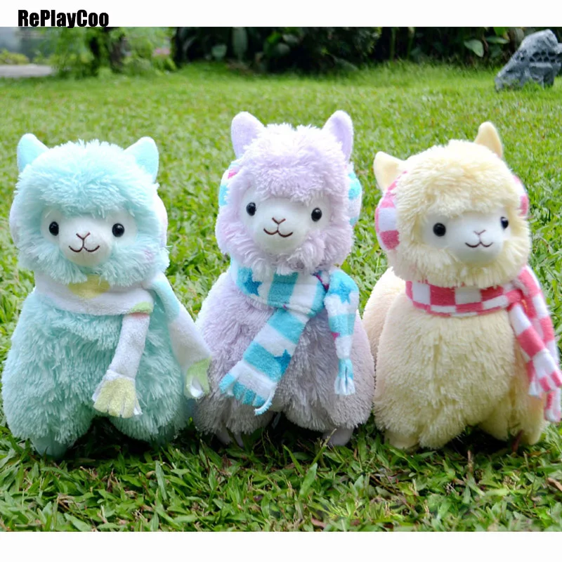 45cm/18'' Kawaii Alpaca Plush Toy Alpacasso Stuffed Animal Soft Alpaca