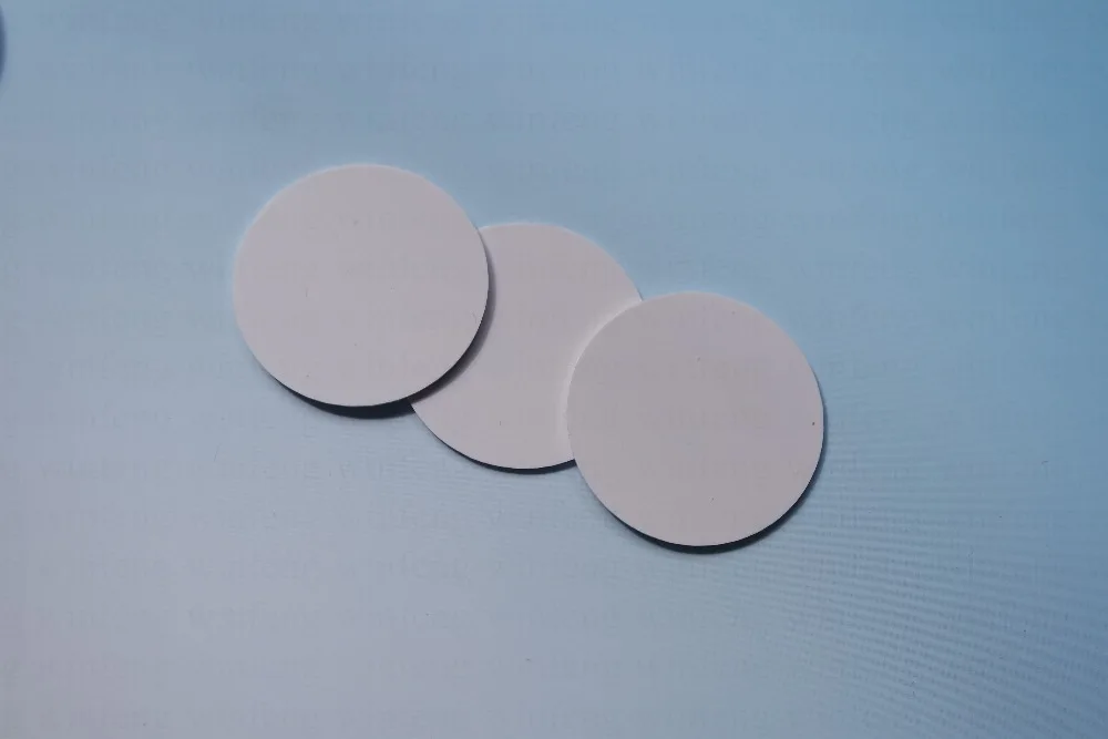 100 шт./лот 13,56 МГц метки-маркеры rfid 25 мм Близость rfid пластиковые круглые дисковые бирки с FM1108 чипы для системы контроля доступа