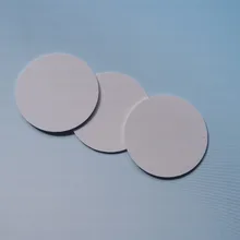 100 шт./лот 13,56 МГц метки-маркеры rfid 25 мм Близость rfid пластиковые круглые дисковые бирки с FM1108 чипы для системы контроля доступа