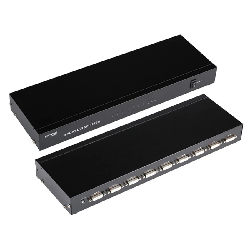 8-полосный видеоразветвитель DVI 1X8 распределение в коробке 1 8 выход несколько