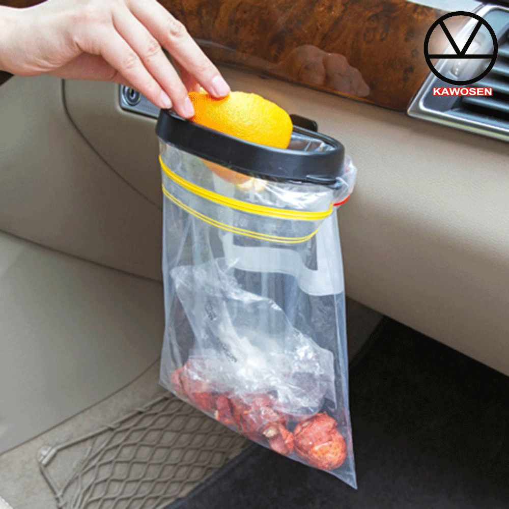 

KAWOSEN Foldable Car Organizer Frame for Car Trash Bag, Car Accessories Automobile Garbage Rubbish Waste Holder Storage CORF01