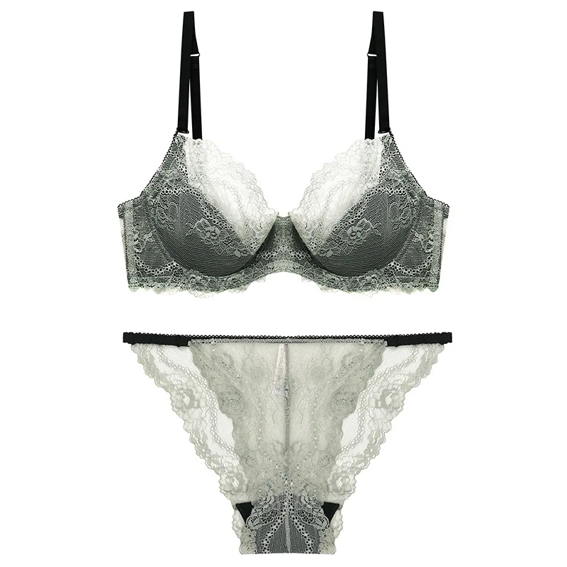 Комплект женского кружевного нижнего белья с чашками пуш ап|bra set|bra set brandbrand bra |