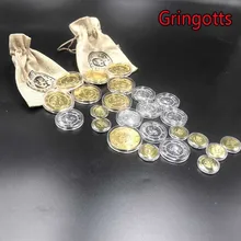 Harri Potter Hogwarts Escola Saco de Moeda Banco Gringotes Cosplay Brinquedo Mágico Mundo Mágico Acessórios Para Festa de Halloween Adereços Presente