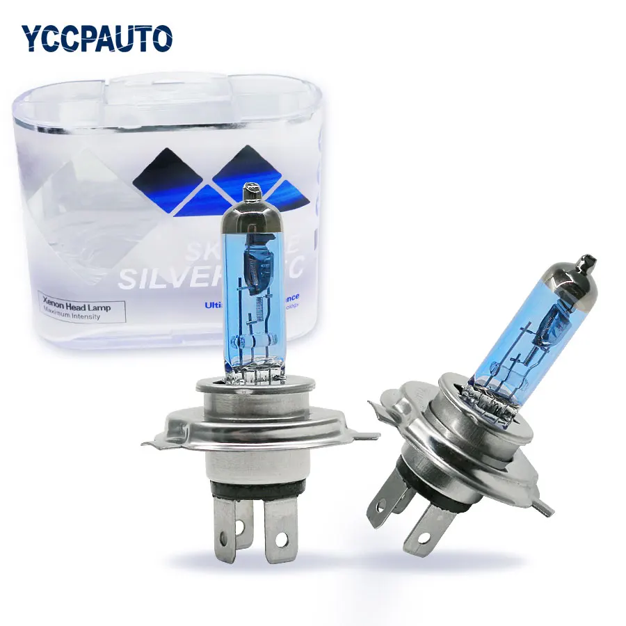 

Car Fog Lights Halogen Headlight White 12V 100W 9003 H4 H7 H1 H3 H11 Bulbs 5000-5500K Xenon Lamp 12V Car Styling 2pcs with Box