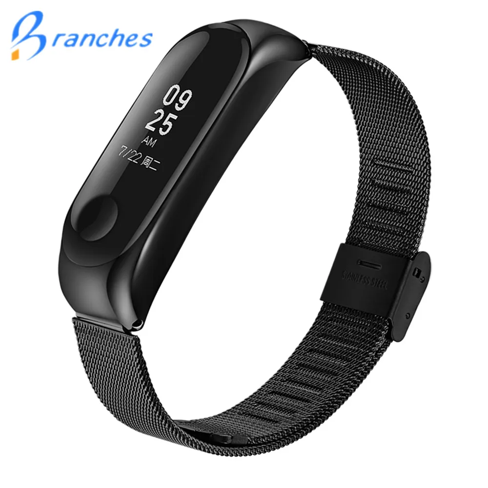 

Mi band 3 Strap Metal for Xiaomi Mi Band 3 Bracelet Screwless Xiaomi Mi Band 3 Bracelet Correa Xiomi MiBand 3 Wrist Band Steel