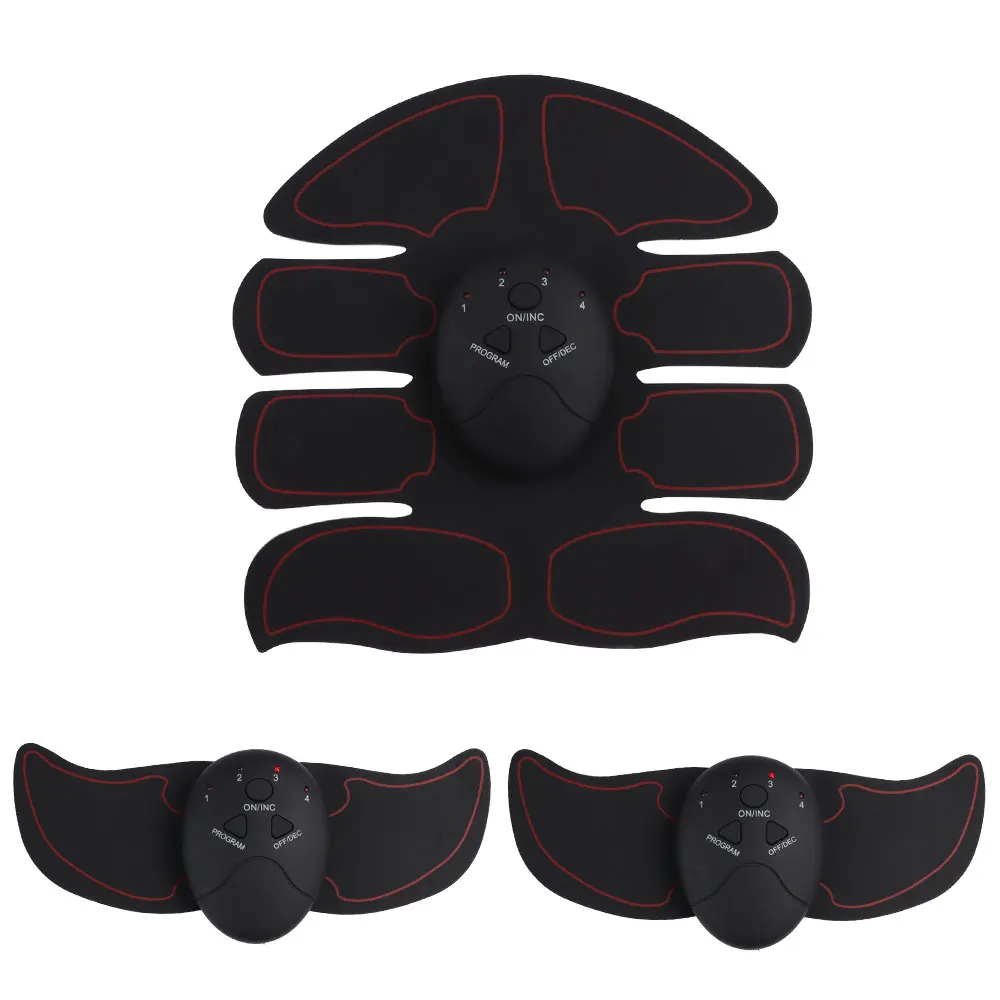 

Durable Abdominal Smart Stimulator Training Fitness Gear Muscle Abdominal Exerciser Toning Belt Battery Abs Fit High Quality