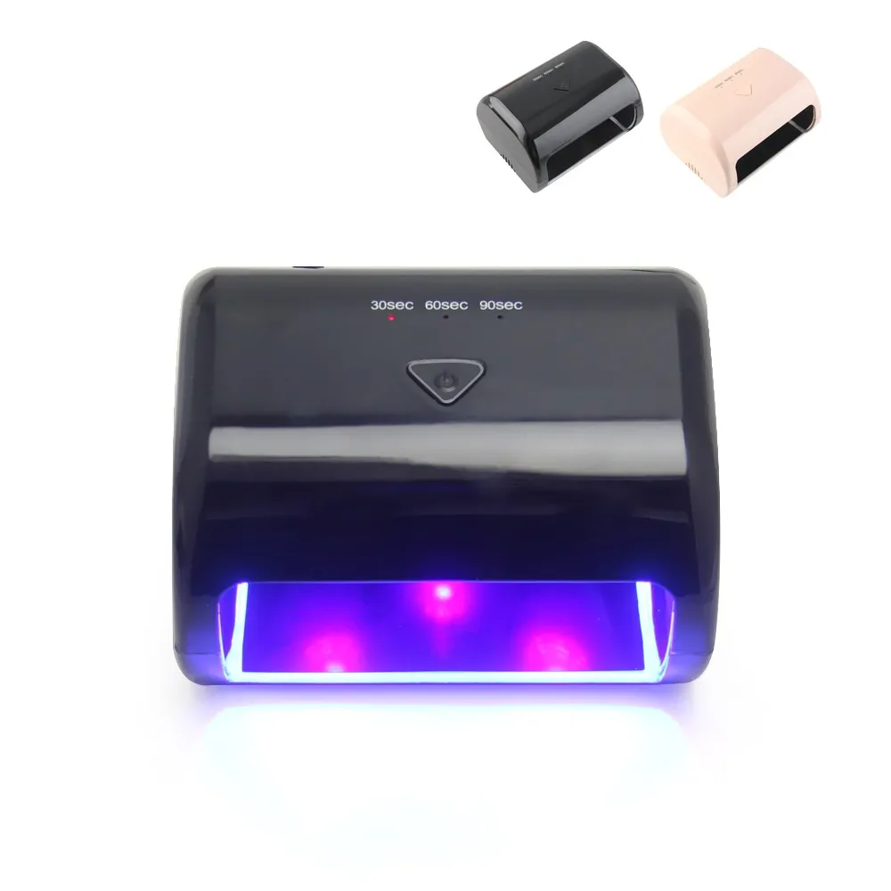 Newest Professional Portable 9W 12V LED UV Nail Lamp Gel Curing Nail Dryer for Nail Lamp Art Tools 30s60s90s Timer (10)