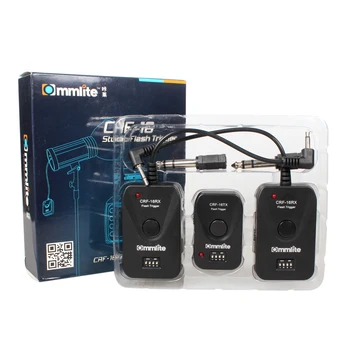 

New Commlite Wireless 16-Channel Radio Flash Trigger Kit for Strobes 1 Transmitter 2 Receiver for All Cameras and Studio Flashes