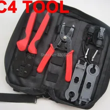 Солнечный MC4 обжимной инструмент для MC4 разъем Солнечный Кабельные 2.5m2 4mm2 6mm2, поливинил обжимной инструмент Газа сократить Наборы инструментов AWG 14 для девочек от 10 до 12 лет