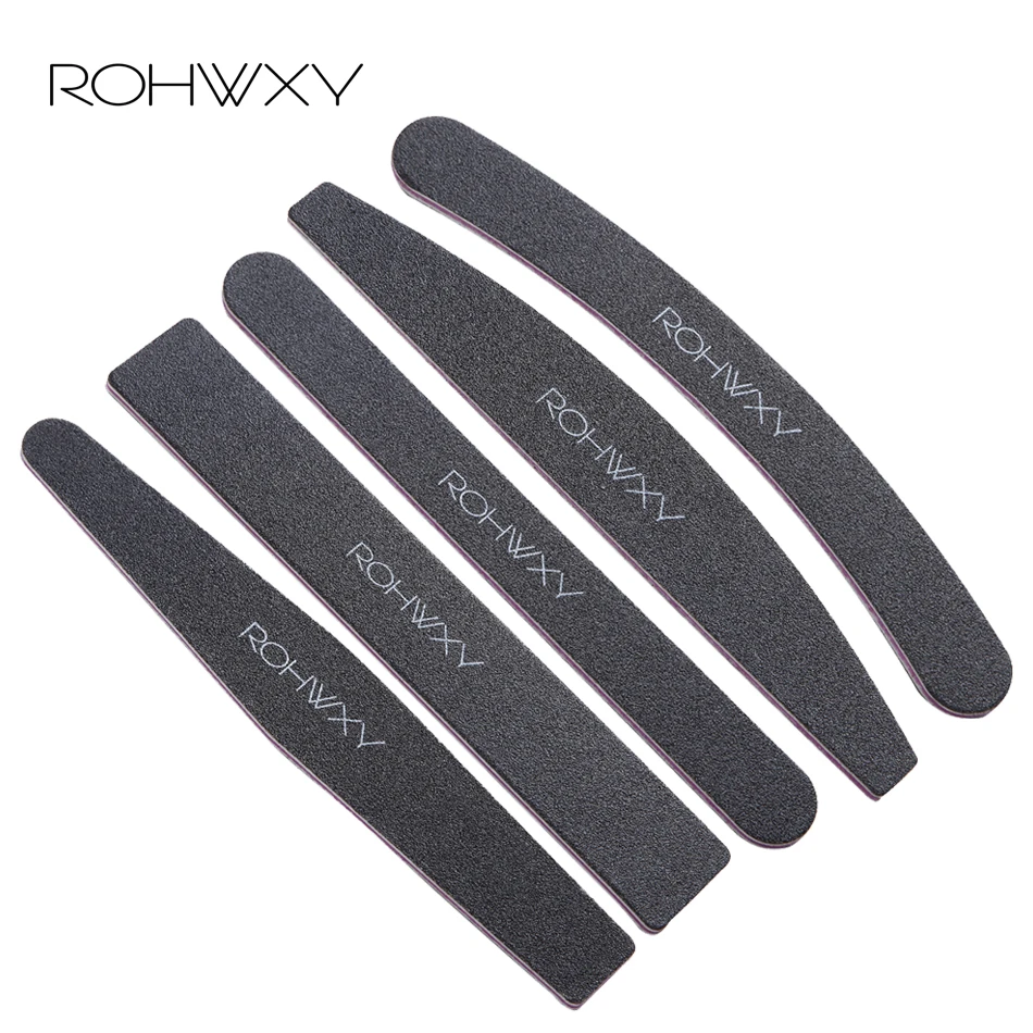 

ROHWXY 1/5Pcs/Lot Nail File 100/180 Nail Art Sanding Buffer Block Pedicure Manicure Buffing File For Heels Polish Beauty Tools