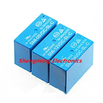 

50PCS 5pins SMI-05VDC-SL-C SMI-12VDC-SL-C SMI-24VDC-SL-C 10A 240VAC 30VDC Relay
