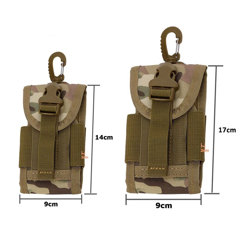 

Universal Army Tactical Pouch Travel Kit for Mobile Phone Cover of The Backpacks Racksack 4.5 inch Bag