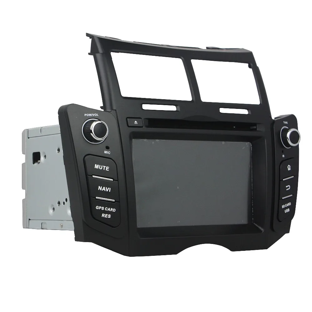 Discount 4GB+32GB Octa Core 6.2" Android 8.0 Car DVD Player for Toyota YARIS 2005 2006 2007-2011 Car Radio GPS WIFI USB DVR Mirror-link 3