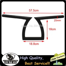 Для Harley Honda Kawasaki Suzuki Yamaha 22 мм 7/" черный Z бар 8-3/4" ручка подъема поплавок на заказ Чоппер кафе гонщик