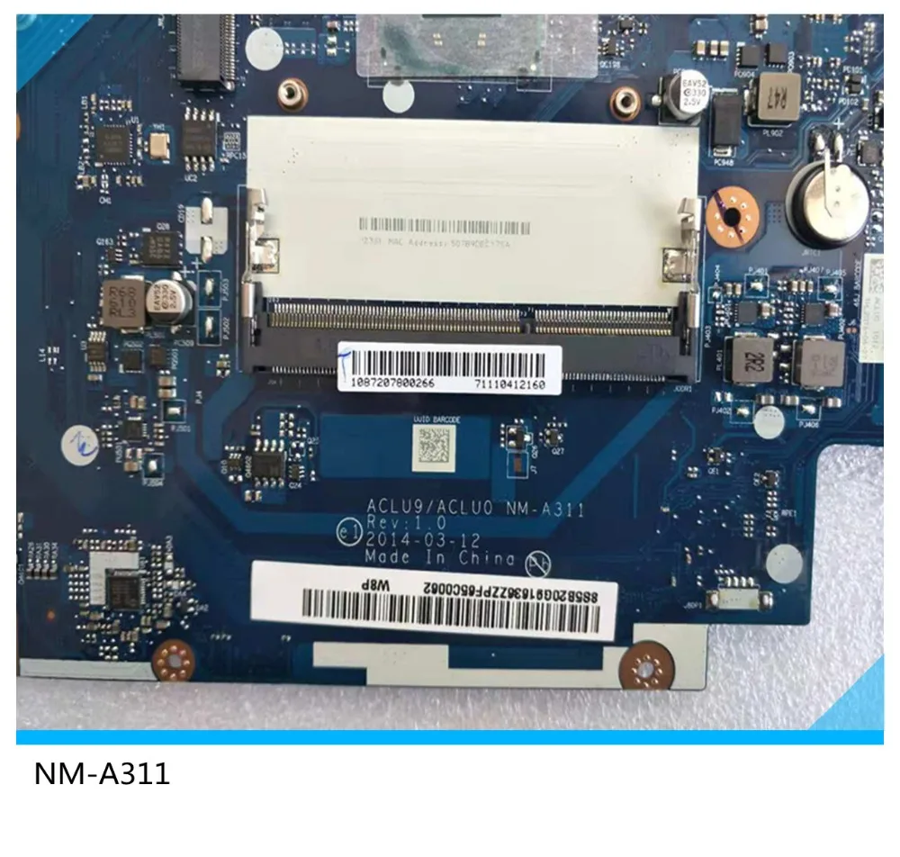 نويفو! envio دون مقابل aclu9/aclu0 نانومتر-A311 G50-30 اللوحة المحمول ، tarjeta مادري اللوحة الفقرة لينوفو (الفقرة CPU إنتل n