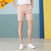 Распродажа, мужские повседневные шорты, летние клетчатые шорты розового цвета, 95% хлопок+ 5% спандекс высокого качества, короткие брюки, мужские, облегающие