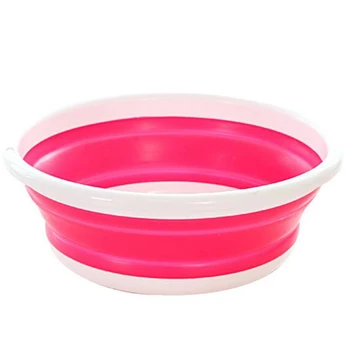 

1Pc Portable Folding Bucket Foldable Basin Tourism Outdoor Folding Bucket Fishing Promotion Car Wash Bucket Outdoor Camping