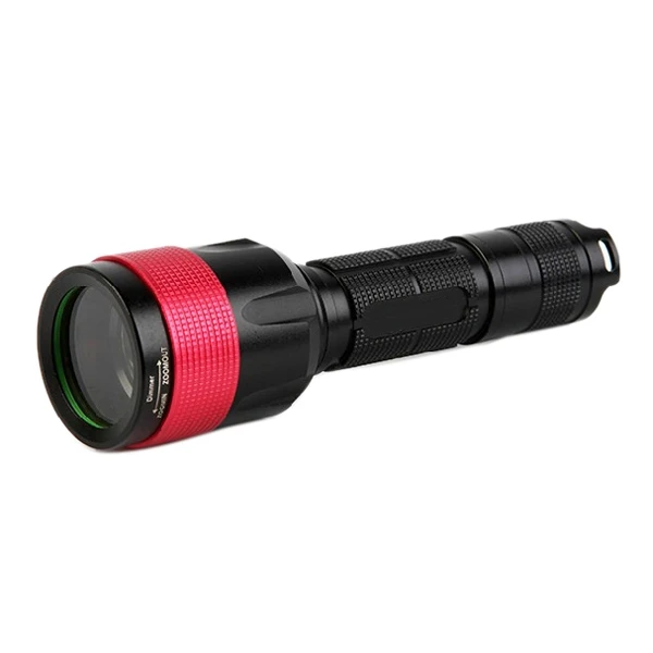 High Quality Zoom 3000 Lumens CREE XM-L T6 5-Mode LED Adjustable Focus Flashlight Torch hunting cycling climbing