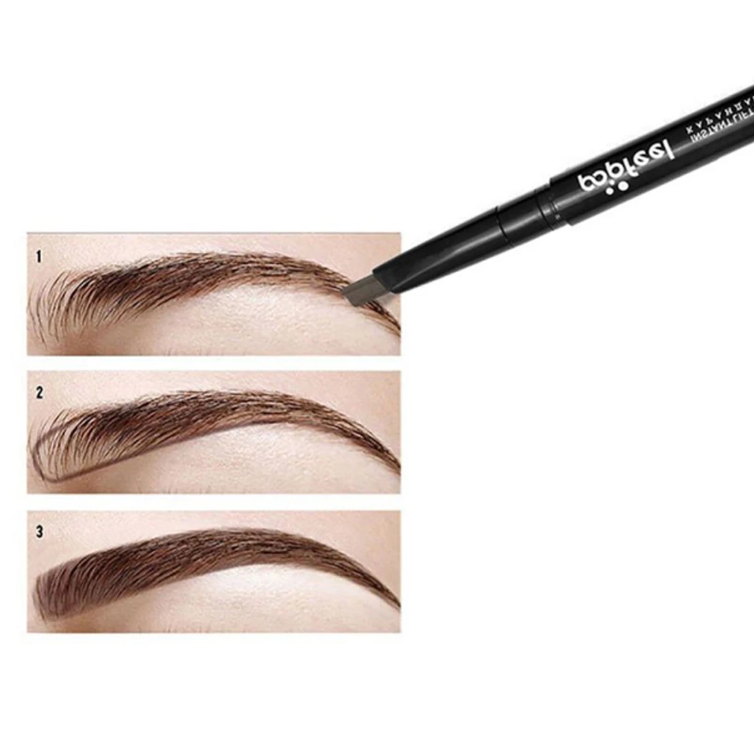 

Waterproof and sweatproof long-lasting eyeliner is not dizzy makeup eyebrow pencil multi-purpose plastic double-headed eyeliner