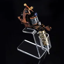 Профессиональный держатель для инструмента для нанесения татуировки стенд прозрачное акриловое татуировки аксессуары постоянный макияж машина держатель