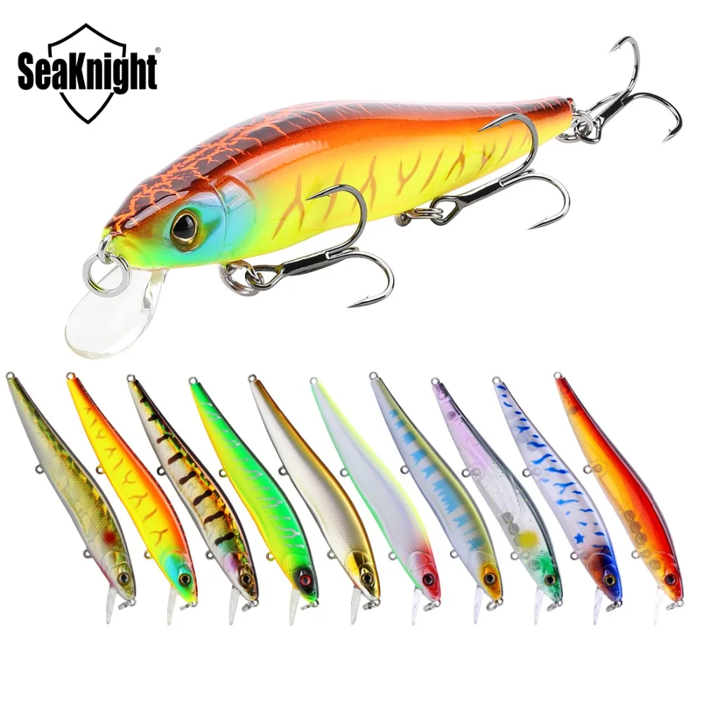 Бренд SeaKnight 10 шт. серия SK020 блесна рыболовная приманка 0 1 м 14 г 110 мм|minnow fishing|fishing