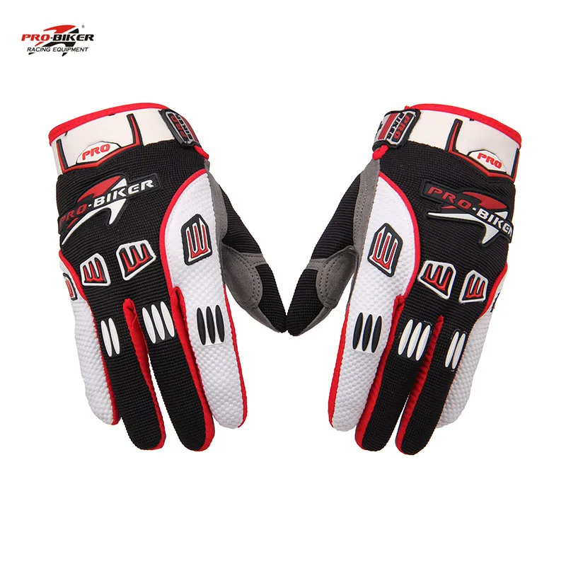 PRO-BIKER мотоциклетные перчатки дышащие перчатки для мотокросса Нескользящие Guantes Luva мото гоночные перчатки мужские мото перчатки