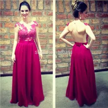 Sexy frauen prom kleider 2017 scoop cap hülse sehen througth vestido longo fomal lange hochzeit kleider elegante abendkleider