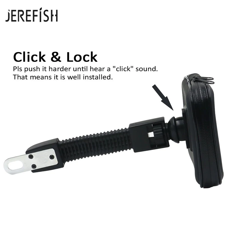 JEREFISH Bicyble Phone Holder Universal Motorcycle Mobile Phone Holder For Cellphone Mount Bracket Holder Accessories JEREFISH Bicyble Phone Holder Universal Motorcycle Mobile Phone Holder For Cellphone Mount Bracket Holder Accessories