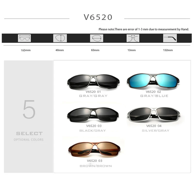 Новое поступление, солнцезащитные очки для мужчин, поляризационные линзы, VEITHDIA, солнцезащитные очки, фирменный дизайн, очки gafas oculos de sol masculino 6520