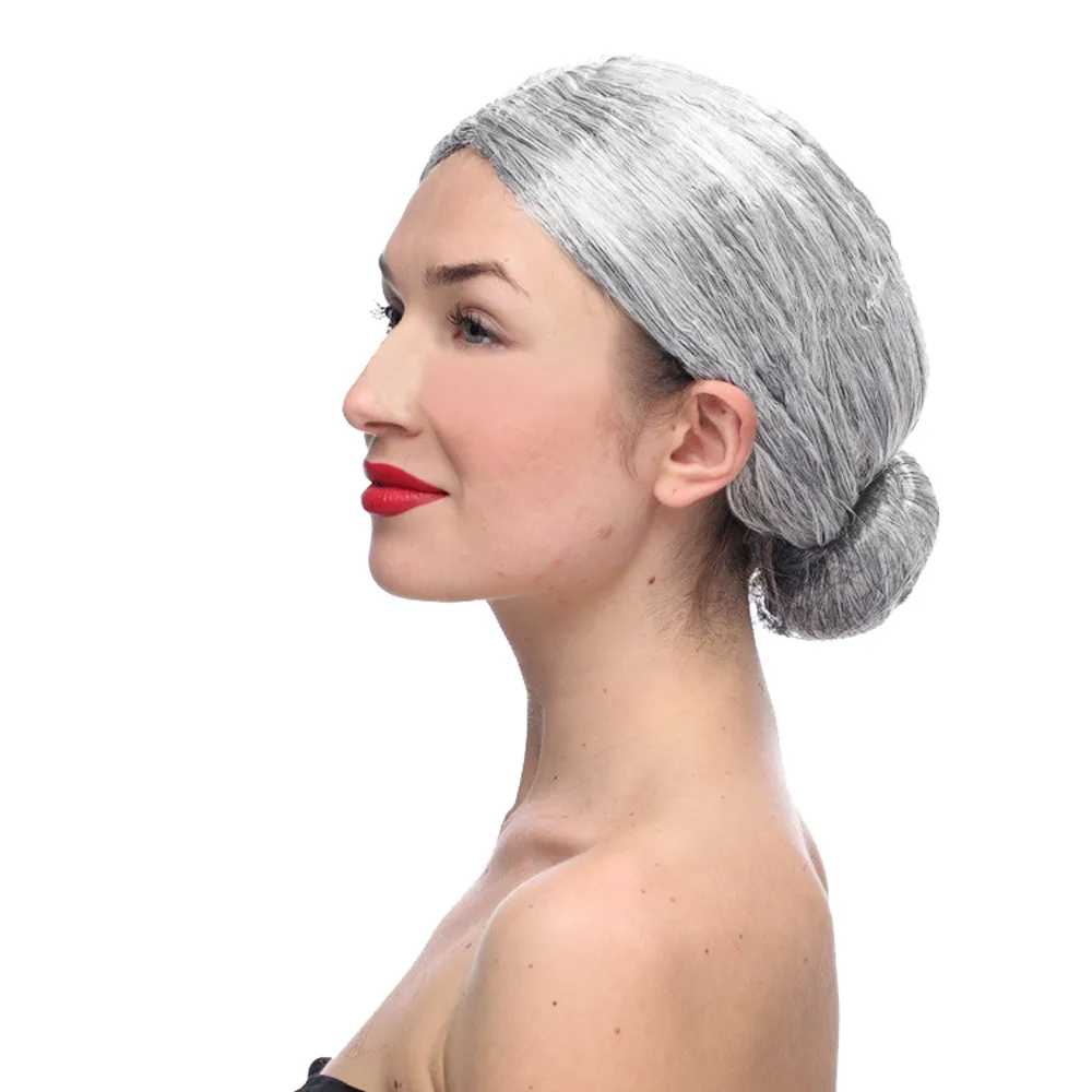 New Develop Brand New Old Lady Grandma Granny Grey Wig Bun Hair Grand Mother Fancy Dress Costume Party Wig Gift Dropshipping New Develop Brand New Old Lady Grandma Granny Grey Wig Bun Hair Grand Mother Fancy Dress Costume Party Wig Gift Dropshipping