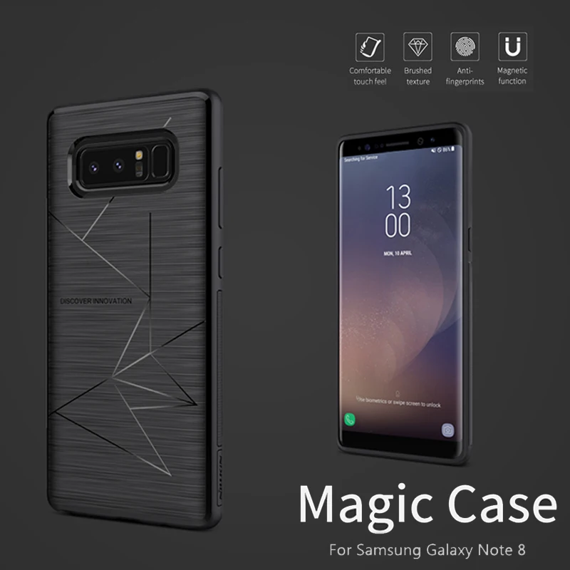 

Nillkin Magnet Case for S10 S10 Plus for Samsung NOTE8 Ultra-thin and Strong Cover for iPhone Work With Magnet Holder Silicone