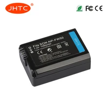 JHTC 1pc 7 4v 1080mAh NP FW50 NP FW50 NPFW50 Replacement battery For Sony Alpha a6500