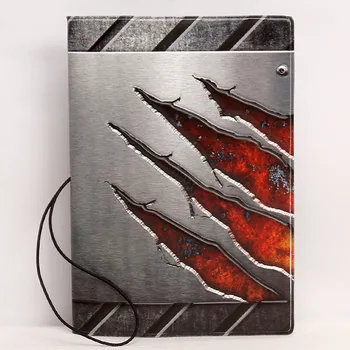 

Solid metal texture personality cool passport bag short PVC passport embossed protective sleeve trade boutique