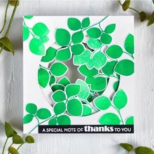 

Beautiful Leaf Cluster Clear Stamps for DIY Scrapbooking Card Making Crafts Fun Decoration Transparent Stempels Silicone Seal