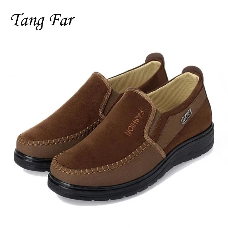 Spring Autumn Cloth Shoes Men Middle aged Men's Dad Shoes Non slip Man ...