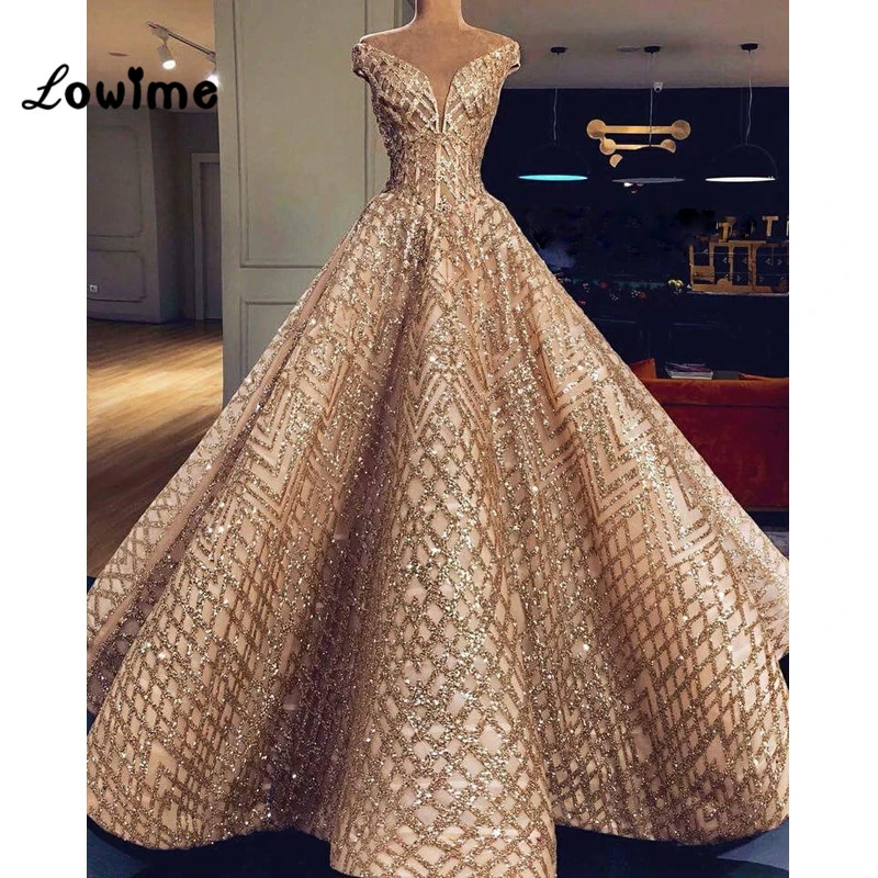 champagne gold gown